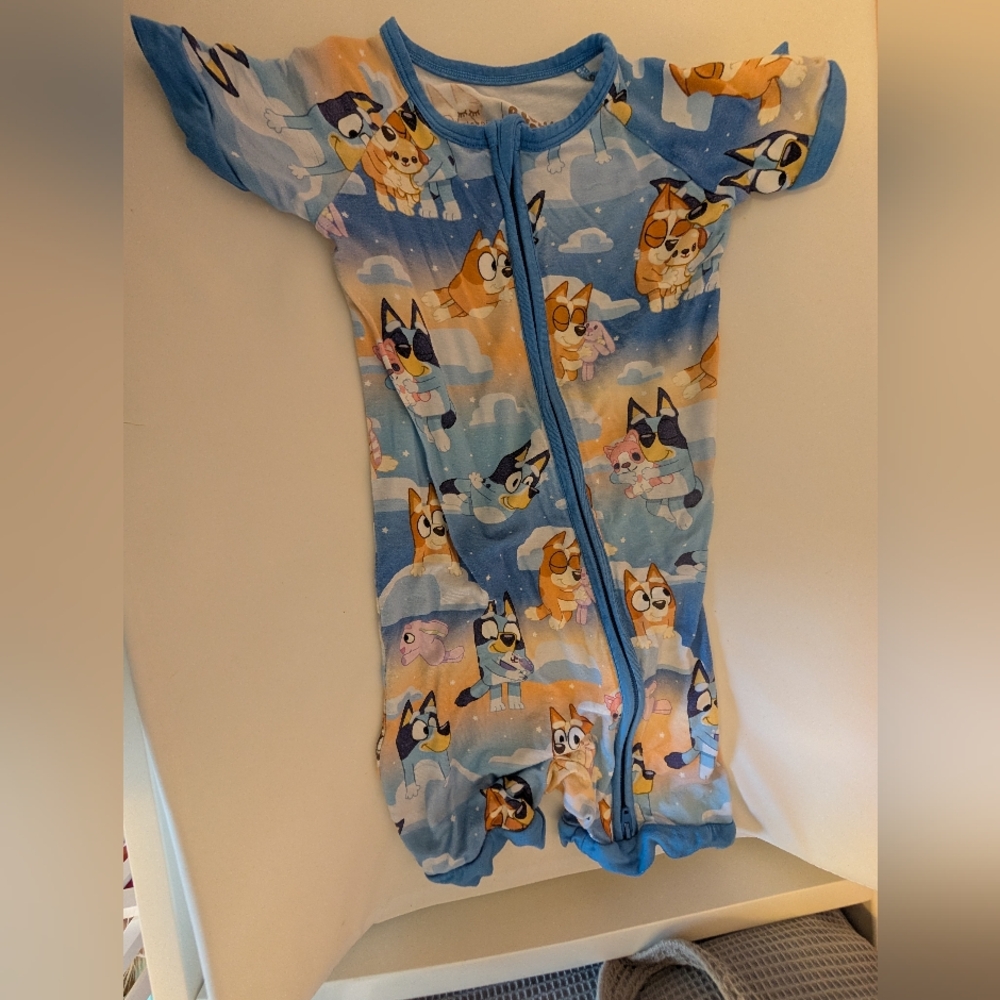 Little Sleepies Bluey Sleepytime Short Zippy | 3T
